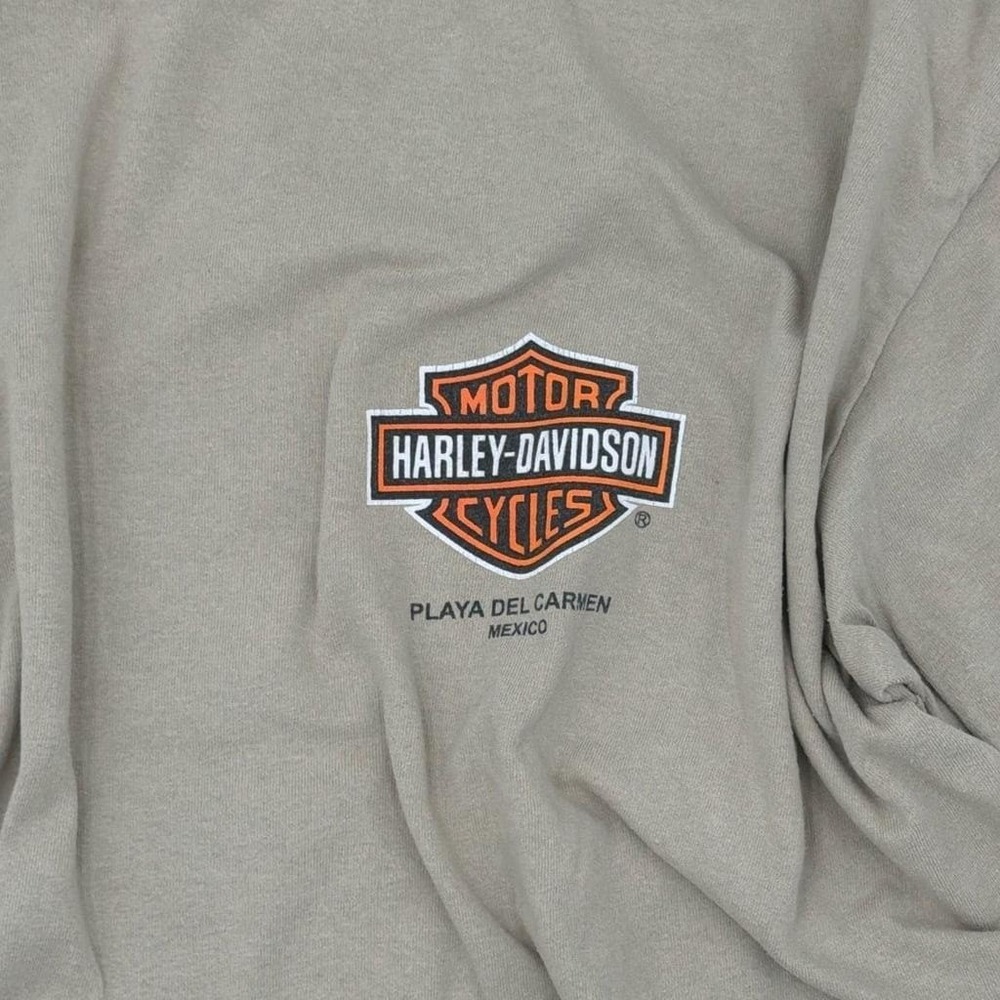 Playa Del Carmen Mexico Graphic T-Shirt‎ Tan Khaki Mens XL - Picture 5 of 7
